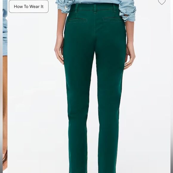 J. Crew Factory Highrise girlfriend chino pant - Picture 4 of 6